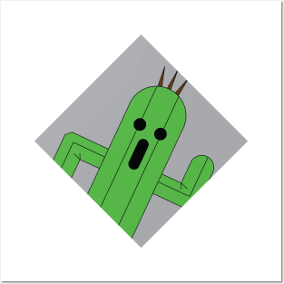 Cactuar Doll Portrait Posters and Art